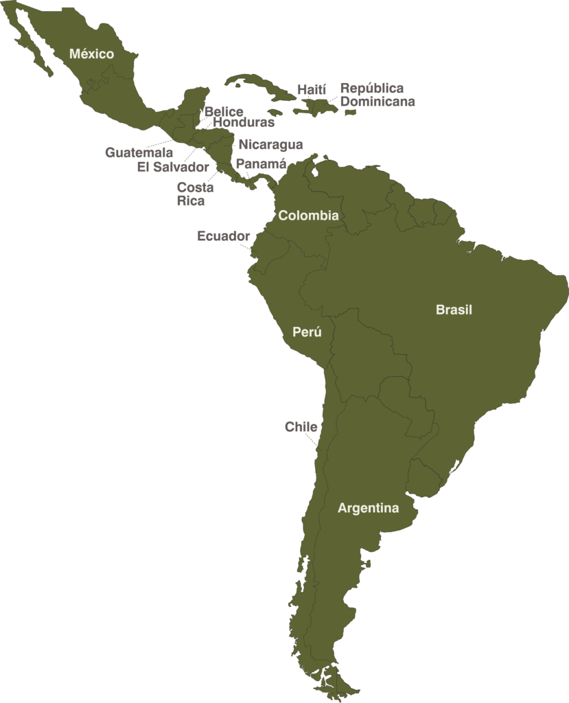 Latam - sales map